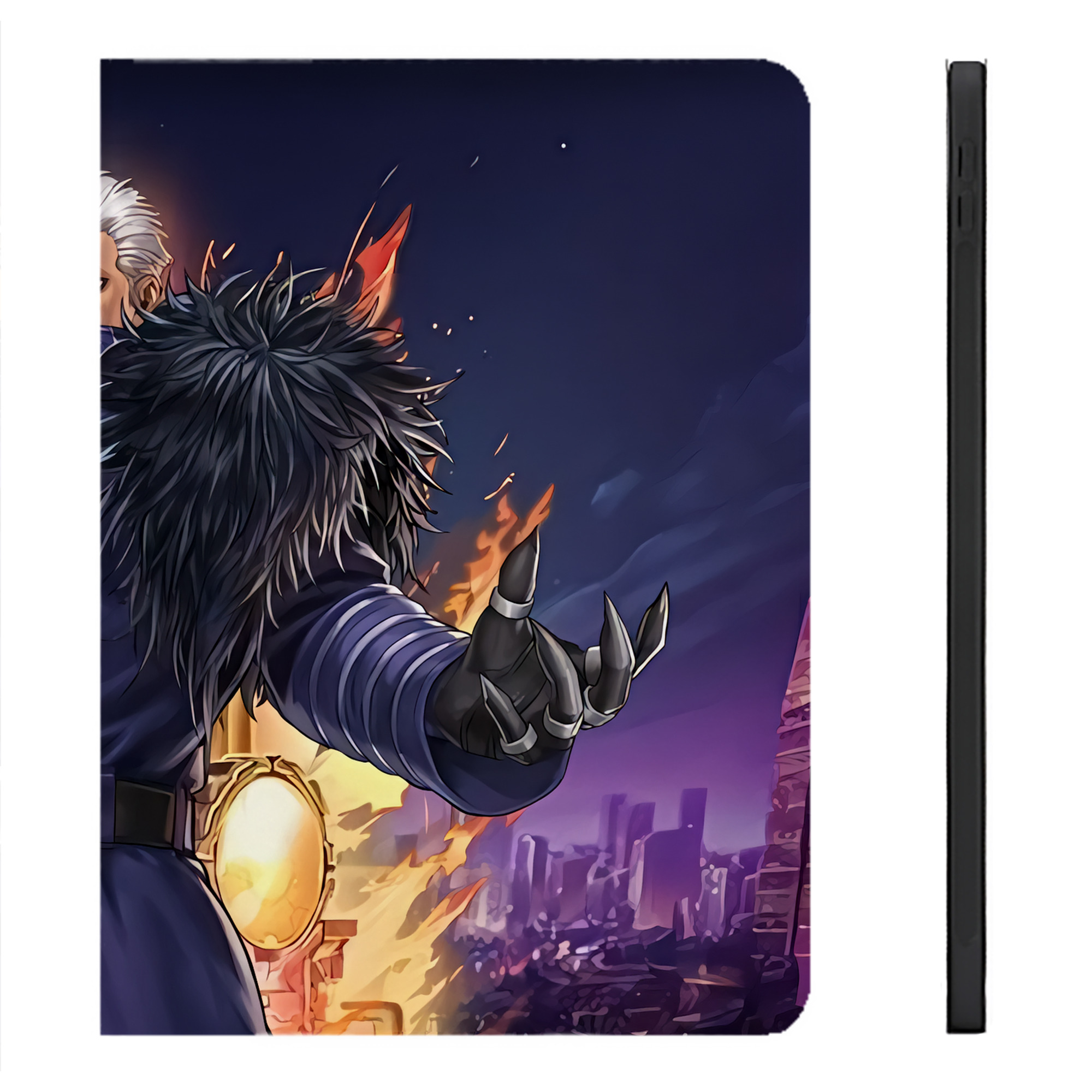 （画像用） 北斗の拳 Fist of the North Star IPadケース ペンホルダー付き ブックスタイルデザイン